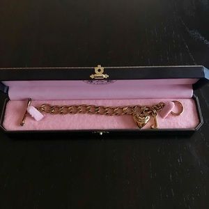 Juicy Couture Gold Starter Charm Bracelet